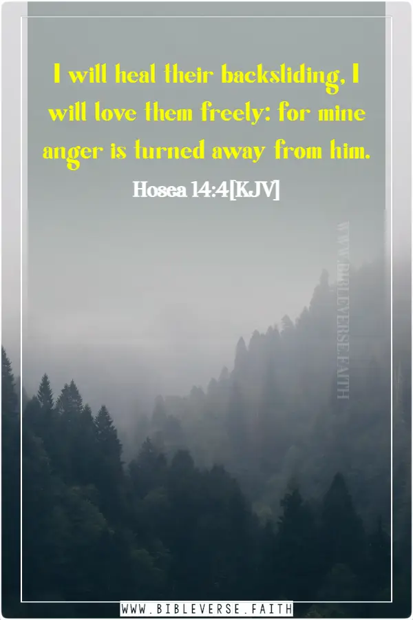 hosea 14 4[kjv] bible verse about healing our land