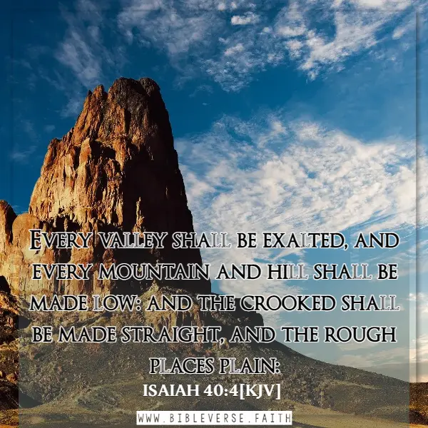 isaiah 40 4[kjv] faith can move mountains verse images