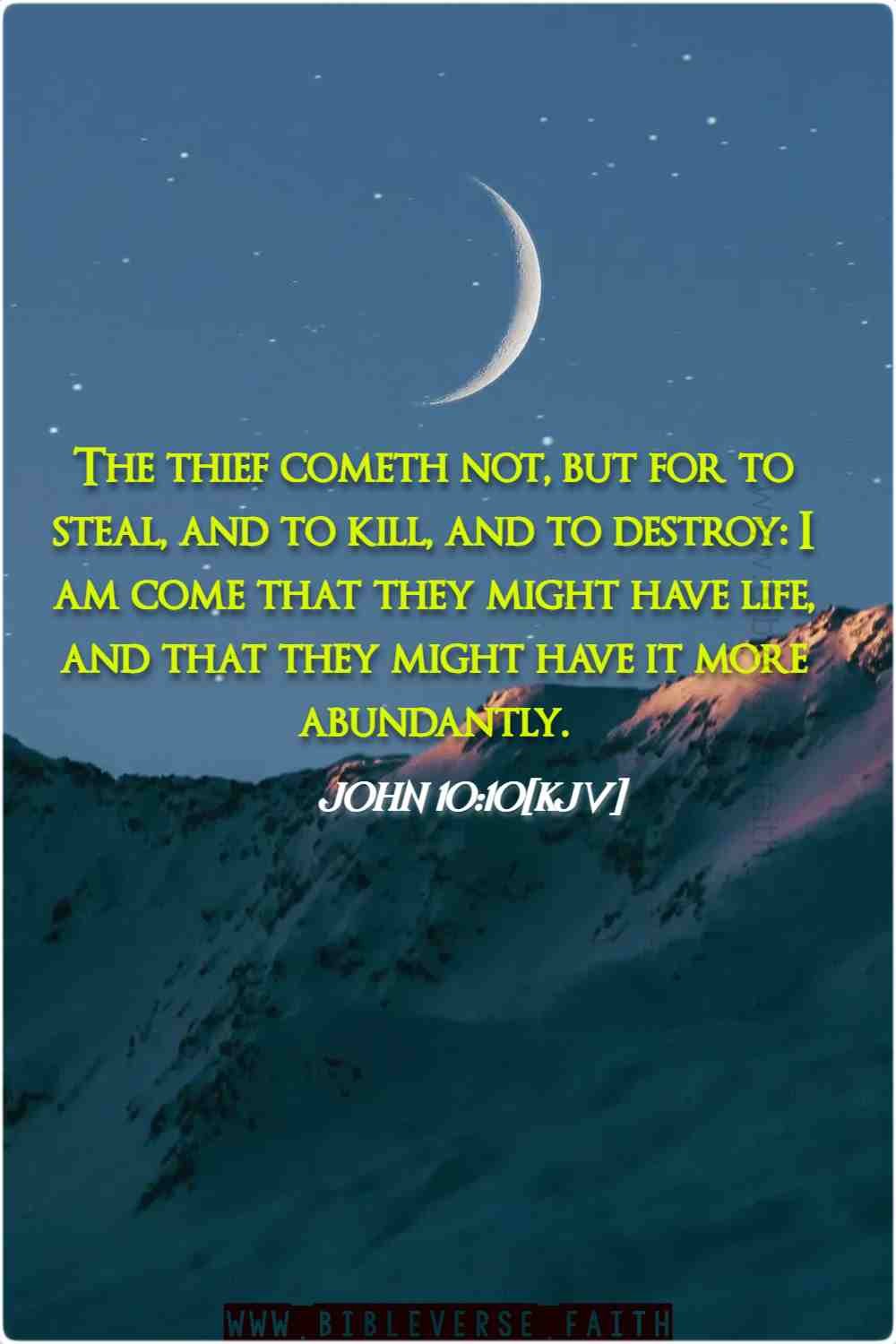 john 10 10[kjv] jesus quotes about love