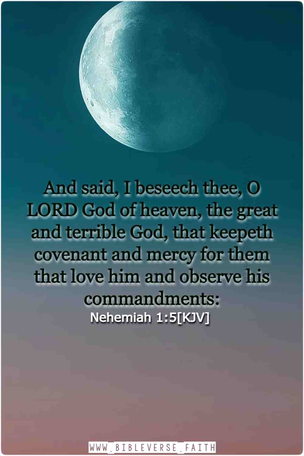 nehemiah 1 5[kjv] god is love scripture