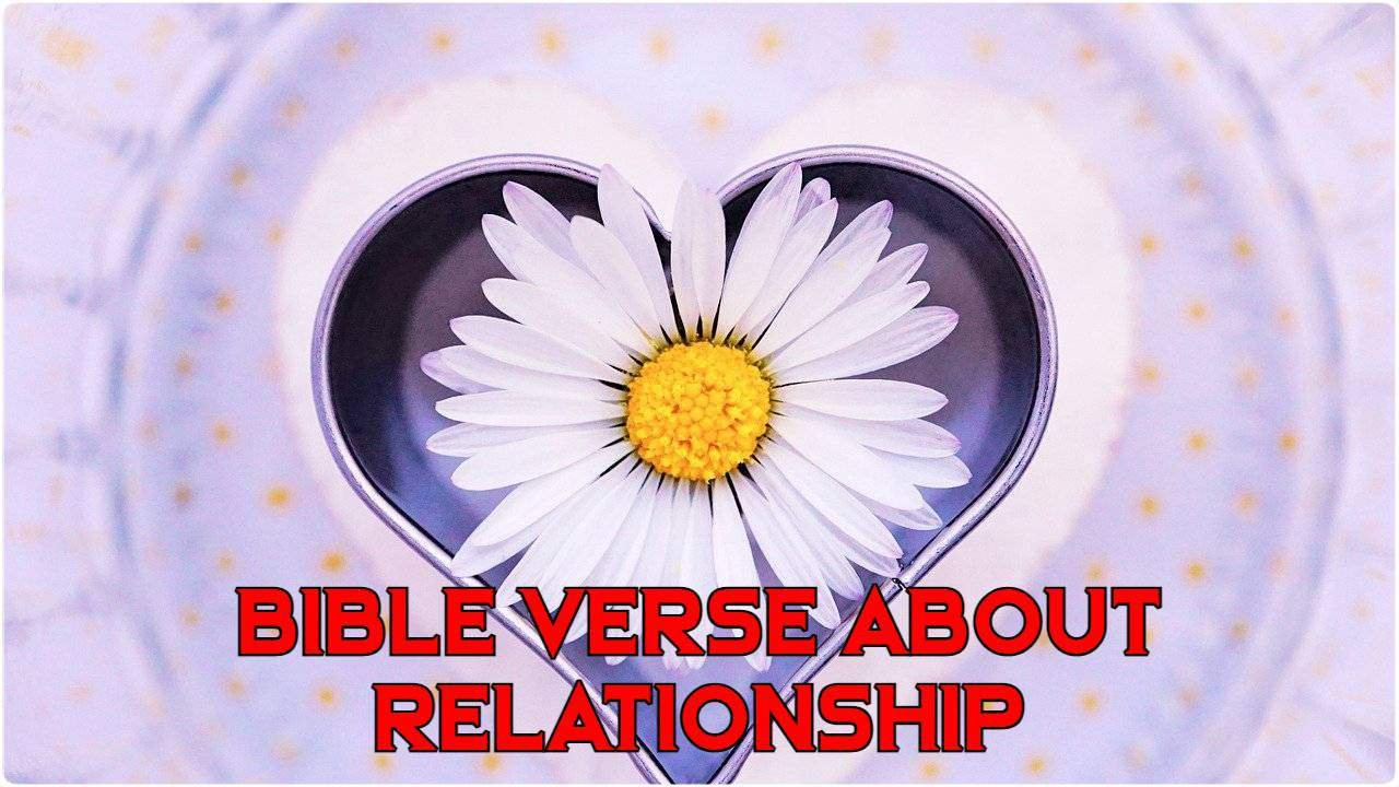 bible verse about relationship kjv