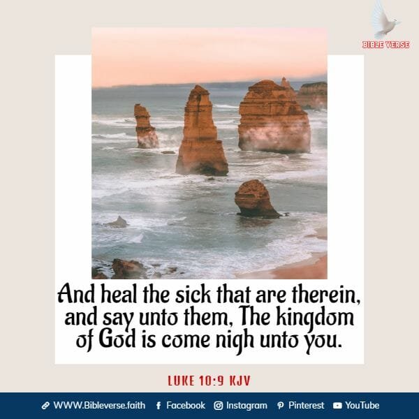 luke 10 9 kjv healing scriptures for the sick