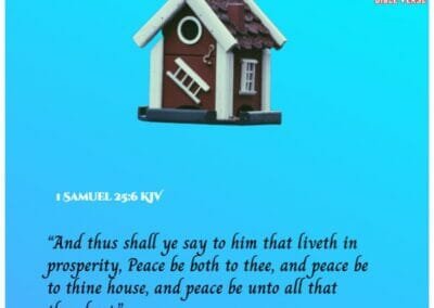 1 samuel 25 6 kjv house dedication bible verse