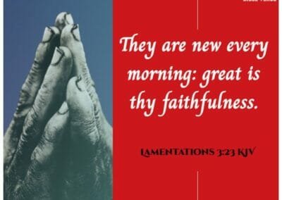 lamentations 3 23 kjv bible verses about being thankful for blessings