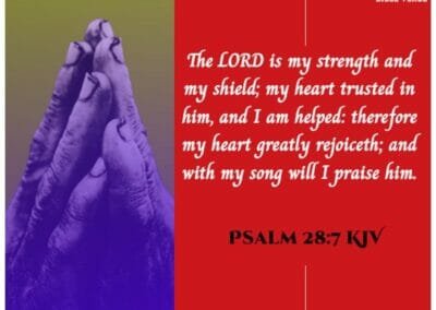psalm 28 7 kjv bible verses about being thankful for blessings