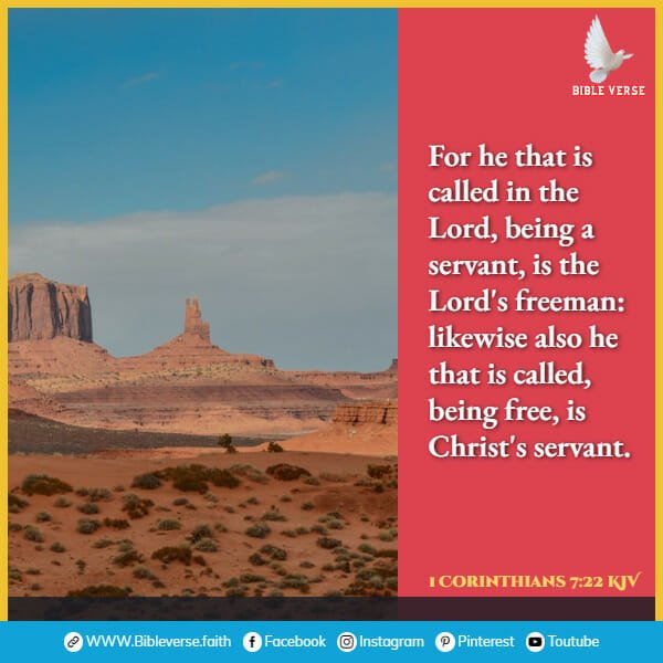 1 corinthians 7 22 kjv bible verses about free will