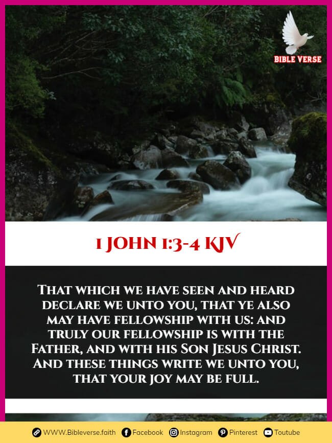 1 john 1 3 4 kjv bible verses for fellowship