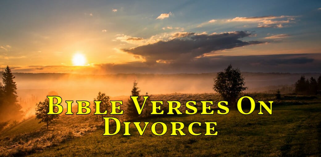 bible verses on divorce