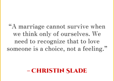 christin slade christian quotes about marriage