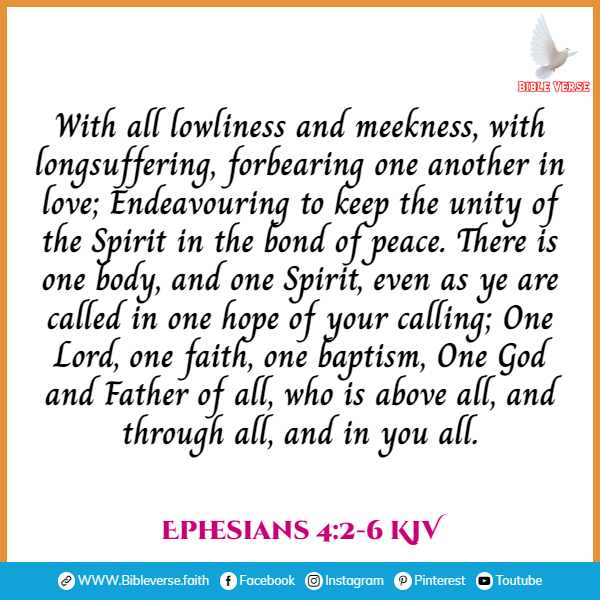 ephesians 4 2 6 kjv bible verses on humility