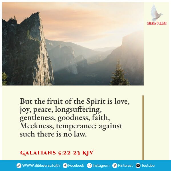galatians 5 22 23 kjv bible verse on success