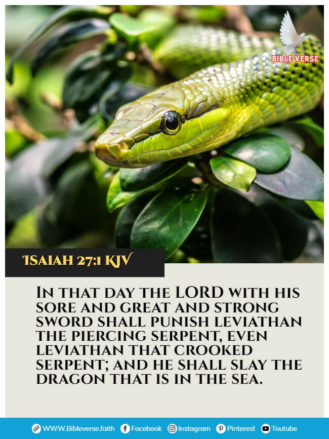 isaiah 27 1 kjv animals in the bible verses