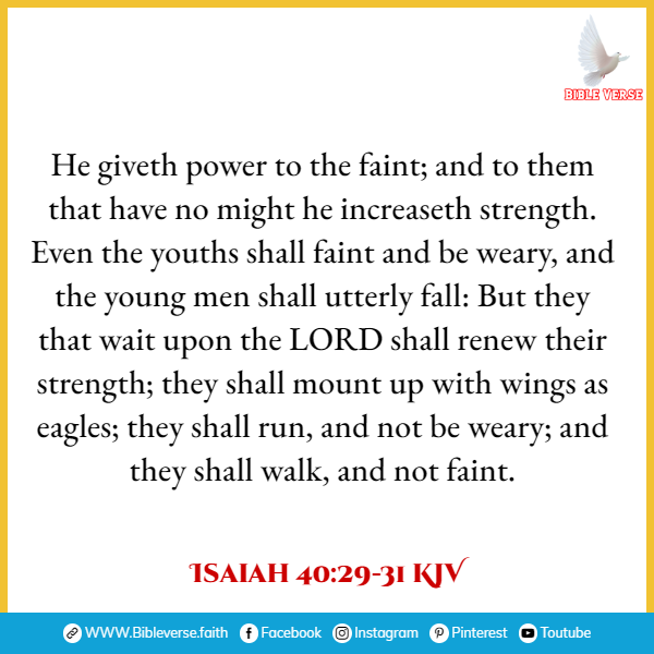 isaiah 40 29 31 kjv bible verses about pregnancy