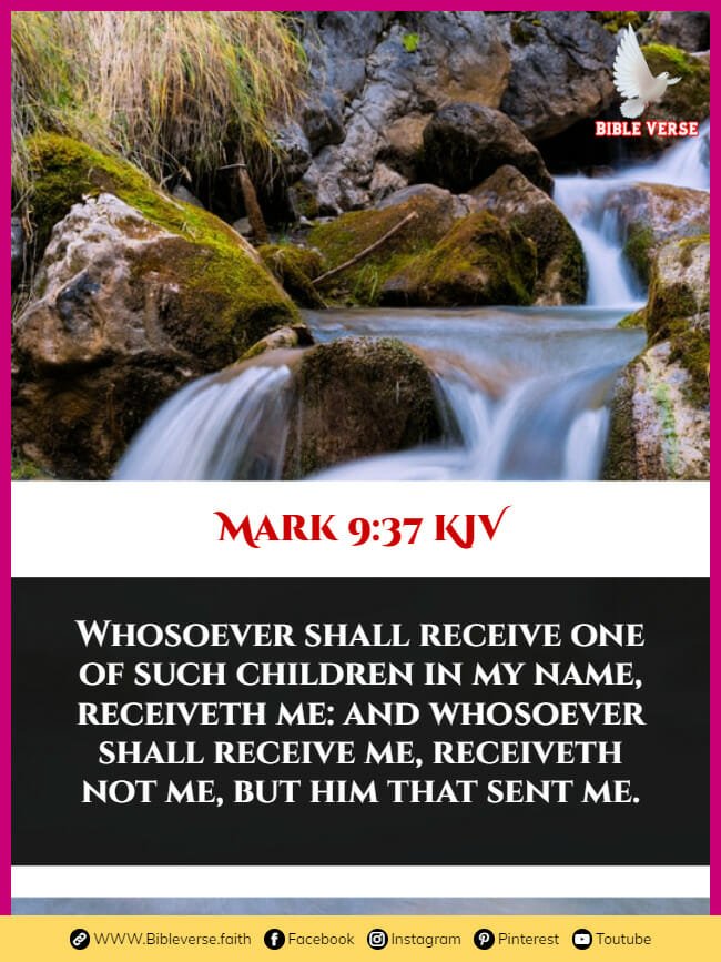 mark 9 37 kjv bible verses for fellowship