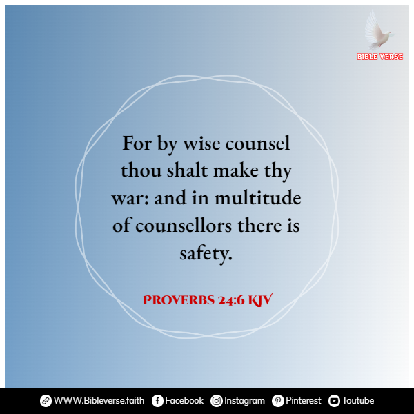 proverbs 24 6 kjv bible verses of guidance