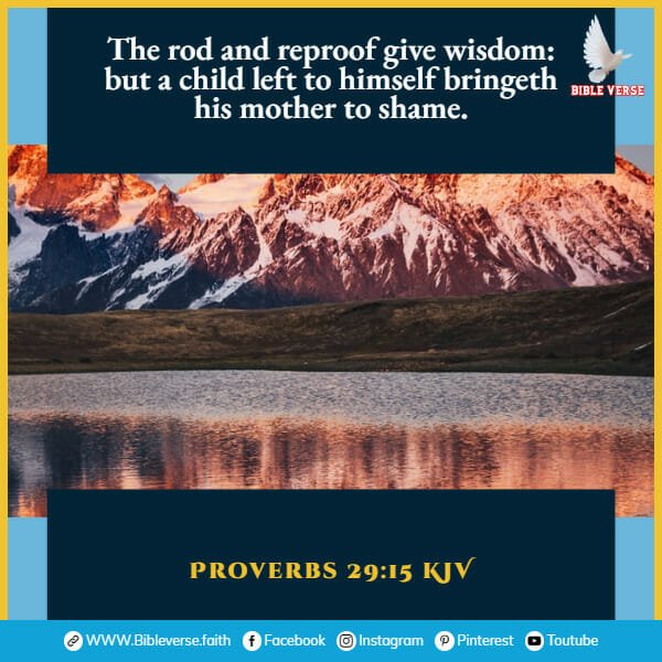 proverbs 29 15 kjv bible verses about discipline