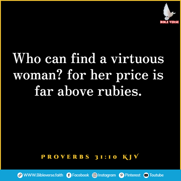 proverbs 31 10 kjv bible verses about wife