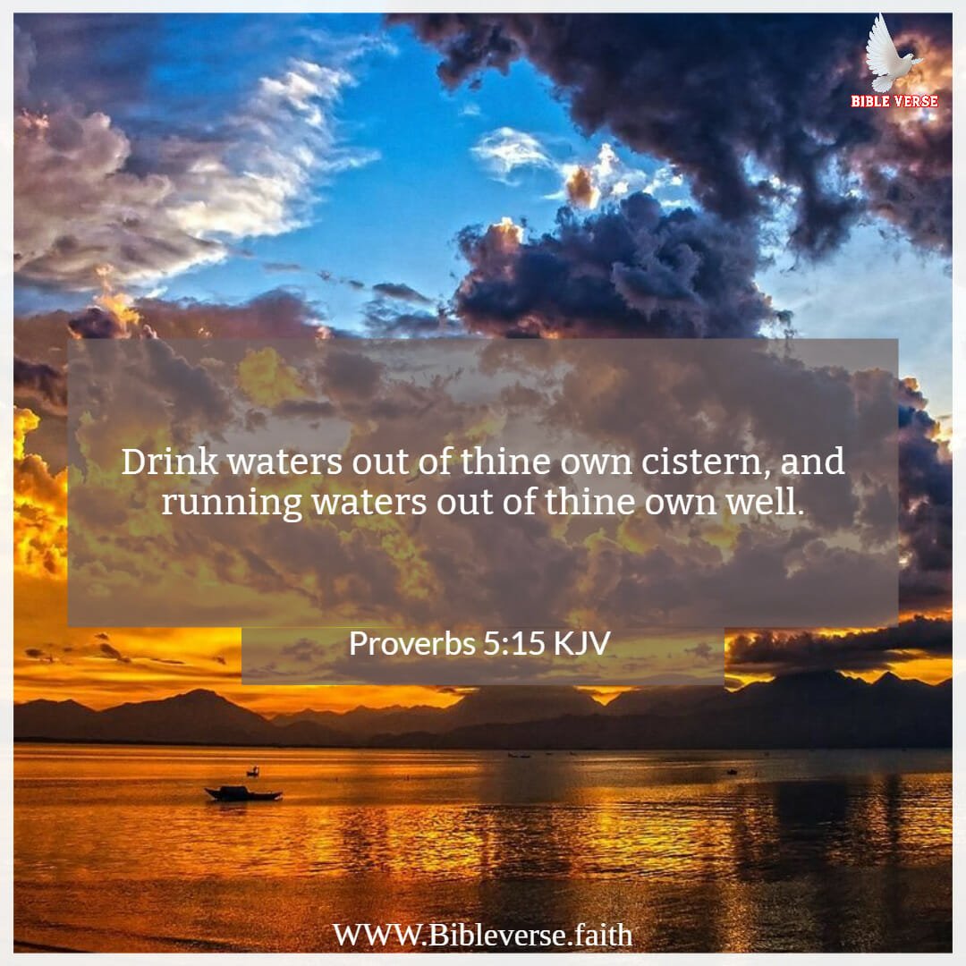 proverbs 5 15 kjv bible verses about water images