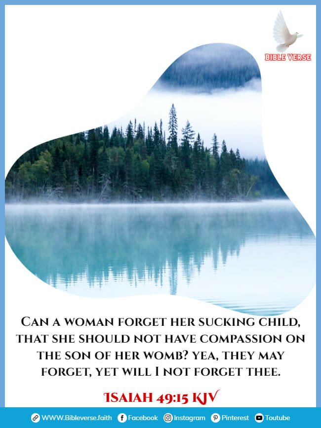 isaiah 49 15 kjv bible verses about mothers and daughters