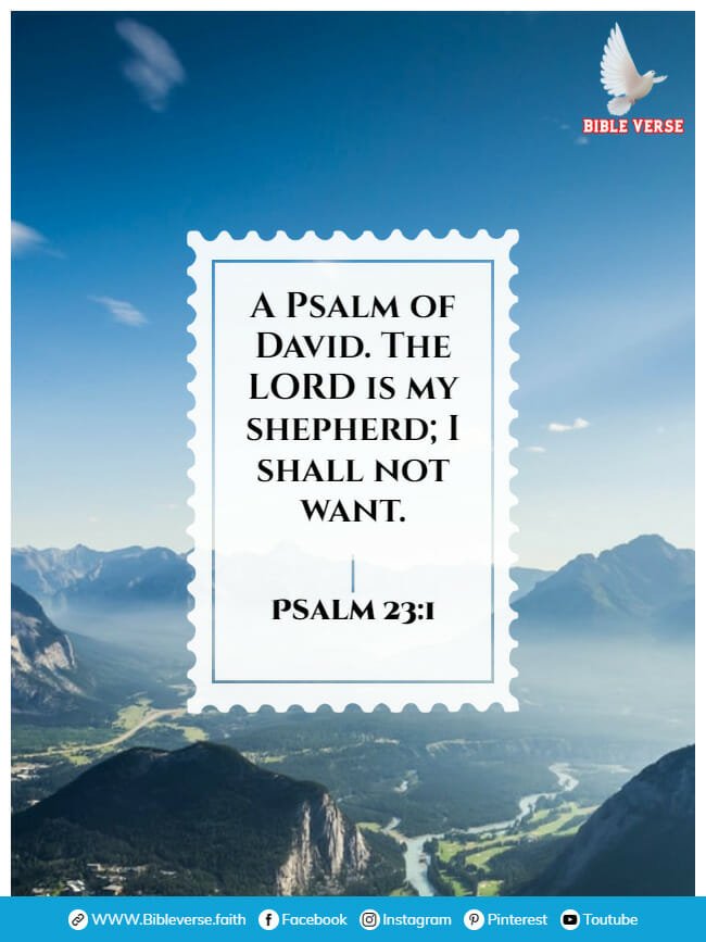 psalm 23 1 bible verses about contentment