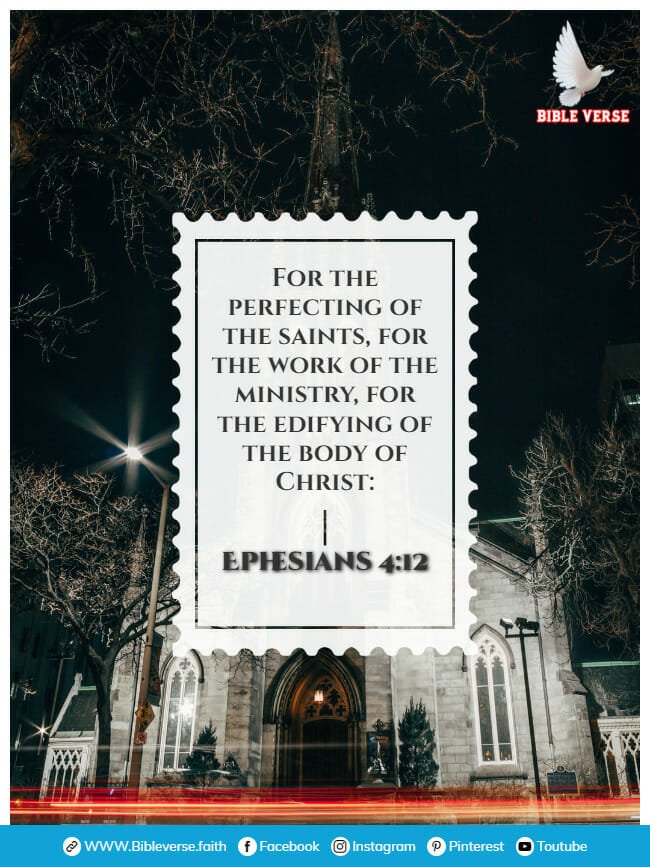 ephesians 4 12 bible verse about church building
