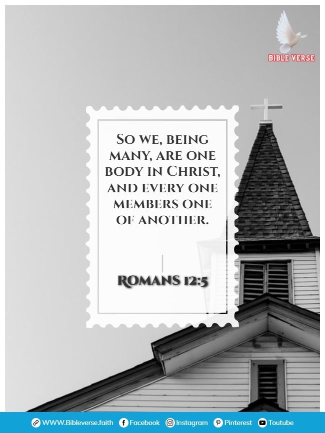 romans 12 5 bible verses about church